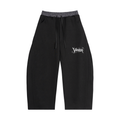 Vanish (Black - white) Barrel Sweatpants