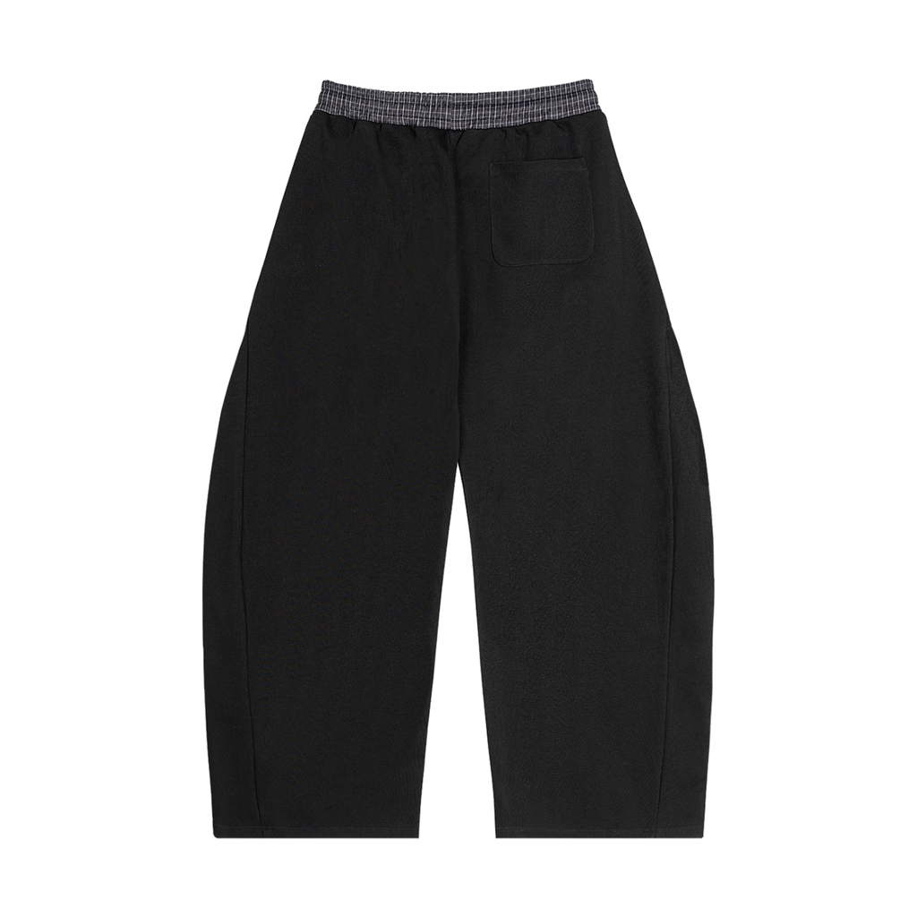 Vanish (Black - white) Barrel Sweatpants